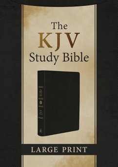 The KJV Study Bible, Large Print [Black Genuine Leather] - Compiled By Barbour Staff; Hudson, Christopher D