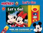 Disney Mickey and Friends: Let's Go Book and Flashlight Set [With Flashlight]