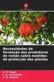 Necessidades de formação dos produtores de romãs sobre medidas de protecção das plantas