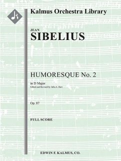 Humoresque No. 2 in D Major, Op. 87: Conductor Score