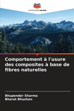 Comportement à l'usure des composites à base de fibres naturelles - Sharma, Bhupender;Bhushan, Bharat