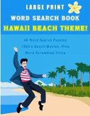 Word Search Book Hawaii Beach Theme