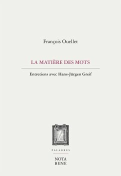 Cover La matière des mots (eBook, PDF)