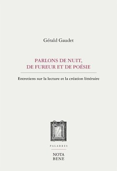 Cover Parlons de nuit, de fureur et de poésie (eBook, PDF)