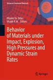 Behavior of Materials under Impact, Explosion, High Pressures and Dynamic Strain Rates (eBook, PDF)