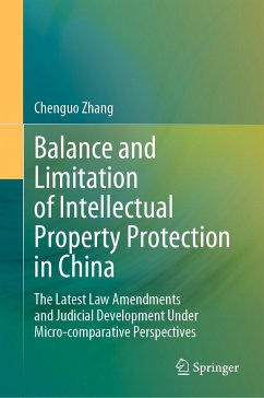 Balance and Limitation of Intellectual Property Protection in China (eBook, PDF) - Zhang, Chenguo