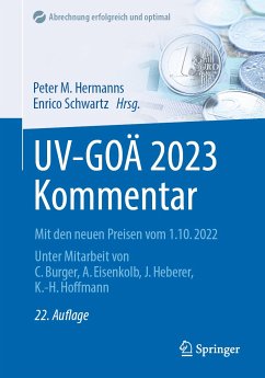 UV-GOÄ 2023 Kommentar (eBook, PDF)