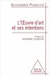 L' OEuvre d'art et ses intentions... - Bild 1