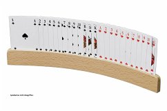 Philos 6693 - Spielkartenhalter aus Holz 33 cm, ohne Spielkarten