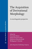 Acquisition of Derivational Morphology (eBook, ePUB) Acquisition of Derivational Morphology (eBook, ePUB)