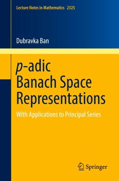 p-adic Banach Space Representations - Ban, Dubravka