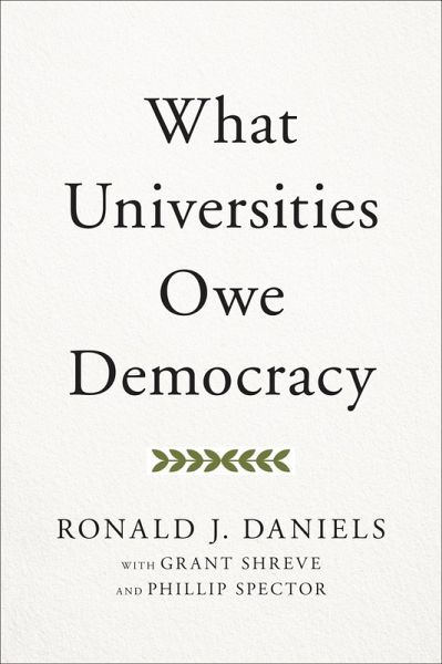 What Universities Owe Democracy (eBook, ePUB)
