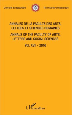 Cover Annales de la faculté des arts, lettres et sciences humaines (eBook, PDF)
