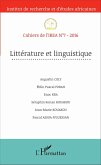 Littérature et linguistique (eBook, PDF)
