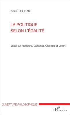Cover La politique selon l'égalité (eBook, PDF)