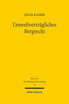 Cover Umweltverträgliches Bergrecht (eBook, PDF)