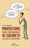 Propositions pour l'enseignement du subjonctif aux adultes arabophones (eBook, PDF)