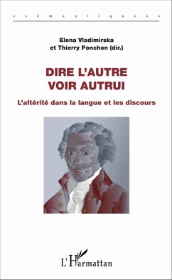 Cover Dire l'autre, voir autrui (eBook, PDF)