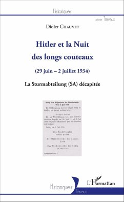 Hitler et la Nuit des longs couteaux (eBook, PDF) - Didier Chauvet, Chauvet