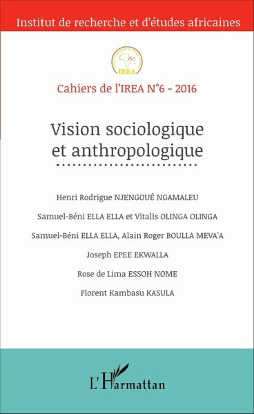 Vision sociologique et anthropologique (eBook, PDF) Vision sociologique et anthropologique (eBook, PDF)