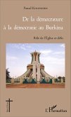 De la démocrature à la démocratie au Burkina (eBook, PDF)