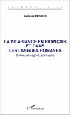 La vicariance en français et dans les langues romanes (italien, espagnol, portugais) (eBook, PDF)