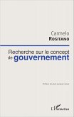 Recherche sur le concept de gouvernement (eBook, PDF)