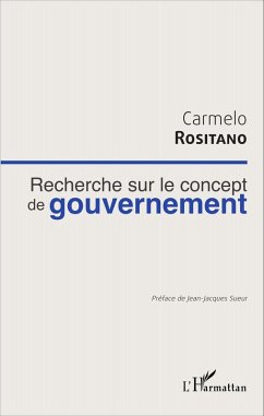 Cover Recherche sur le concept de gouvernement (eBook, PDF)