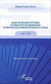 Qualité des institutions et résultats économiques en République démocratique du Congo (eBook, PDF)