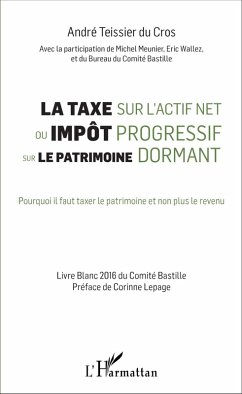 Cover La taxe sur l'actif net ou impôt progressif sur le patrimoine dormant (eBook, PDF)