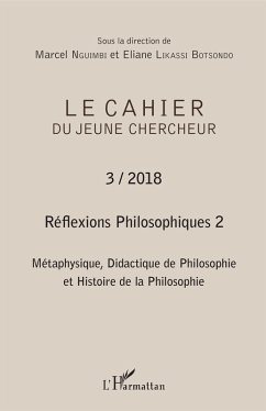 Cover Réflexions philosophiques 2 Métaphysique, Didactique de Philosophie et Histoire de la Philosophie (eBook, PDF)