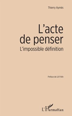 Cover L'acte de penser (eBook, PDF)