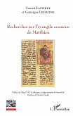 Recherches sur l'évangile araméen de Matthieu (eBook, PDF)