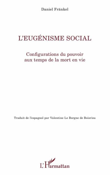 L'eugénisme social (eBook, PDF)