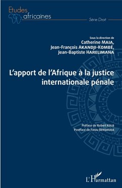 Cover L'apport de l'Afrique à la justice internationale pénale (eBook, PDF)