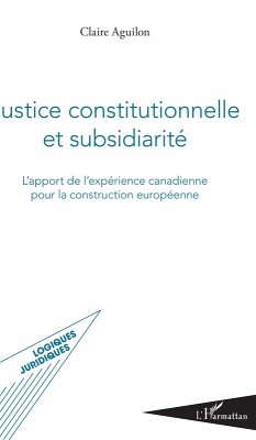 Cover Justice constitutionnelle et subsidiarité (eBook, PDF)