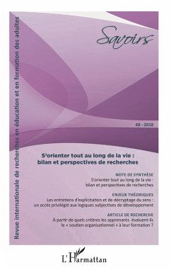 S'orienter tout au long de la vie : bilan et perspectives de recherches (eBook, PDF) - Serge Blanchard, Blanchard