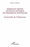 Hermann Hesse lecteur de Friedrich Nietzsche (eBook, PDF)