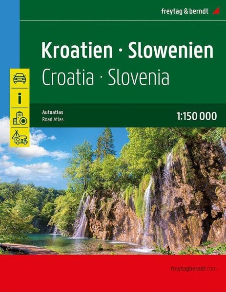 Kroatien - Slowenien Autoatlas 1:150.000 freytag & berndt