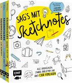 Sag's mit Sketchnotes: Alle Grundlagen, Symbol-Bibliothek und über 1000 Vorlagen
