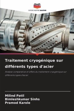 Traitement cryogénique sur différents types d'acier - Patil, Milind;Sinhs, Bimleshkumar;Karole, Pramod