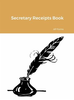 Secretary Receipts Book - Forms, Ap