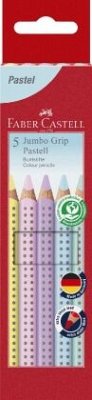 Buntstift Jumbo Grip Pastell 5er-Etui