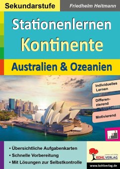 Stationenlernen Kontinente / Australien & Ozeanien (eBook, PDF) - Heitmann, Friedhelm