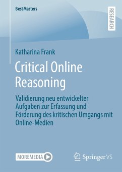 Critical Online Reasoning (eBook, PDF) - Frank, Katharina