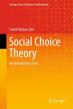 Social Choice Theory (eBook, PDF) - Jain, Satish Kumar