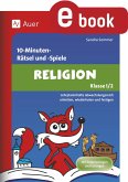 10-Minuten-Rätsel und -Spiele Religion Klasse 1-2 (eBook, PDF)