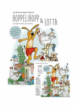 Hoppelihopp und Lotta (Set), m. Buch, m. Audio - Zihlmann, Eva;Zihlmann, Katrin