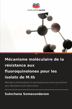 Mécanisme moléculaire de la résistance aux fluoroquinolones pour les isolats de M.tb - Somasundaram, Sulochana