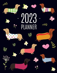 Dachshund Planner 2023 - Press, Happy Oak Tree